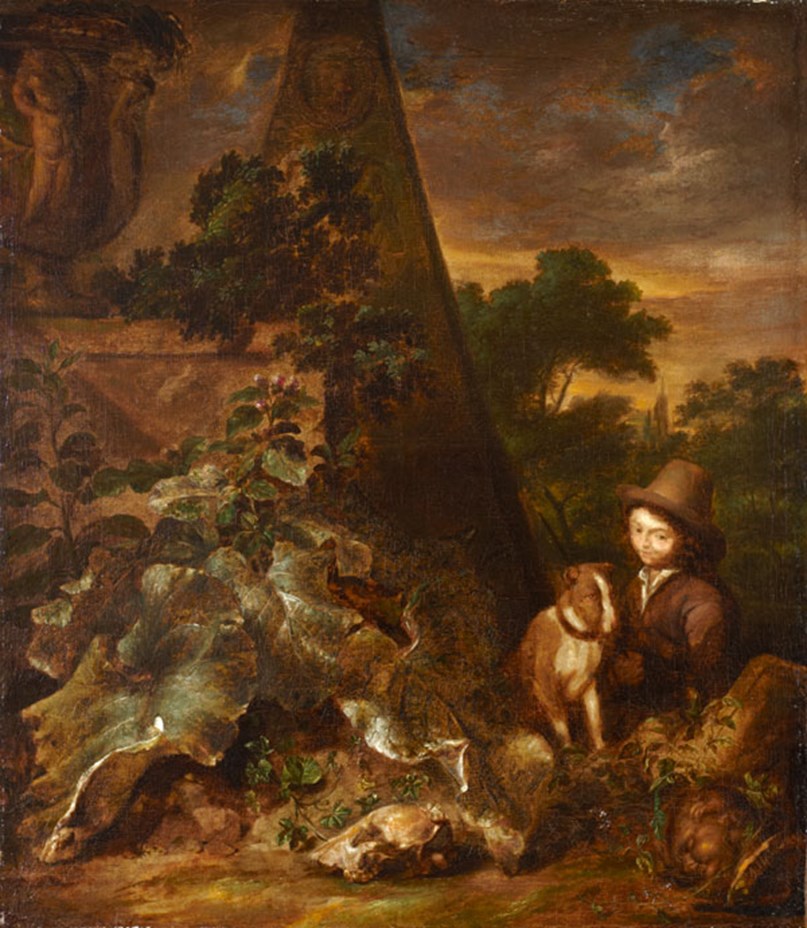 Landscape with Boy and Dog