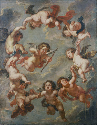 Putti: a ceiling decoration