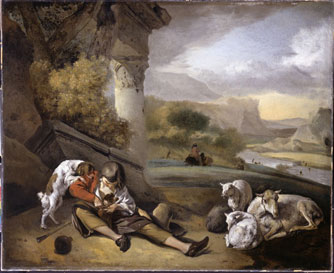 Landscape with Shepherd Boy