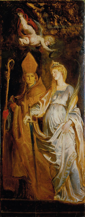 Saints Catherine of Alexandria and Eligius