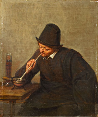 A Man Smoking