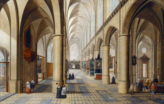 Interior of a Gothic Church