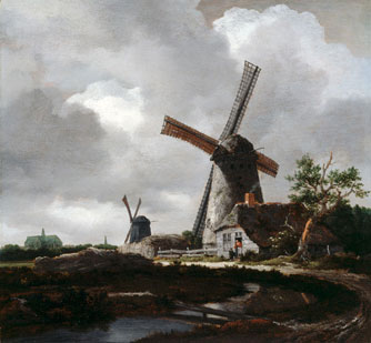 Landscape with Windmills near Haarlem