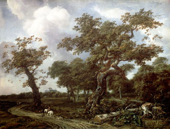 A Wood near The Hague, with a view of the Huis ten Bosch