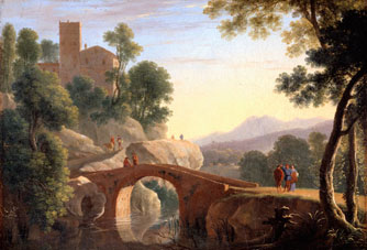 Italian Landscape with Bridge