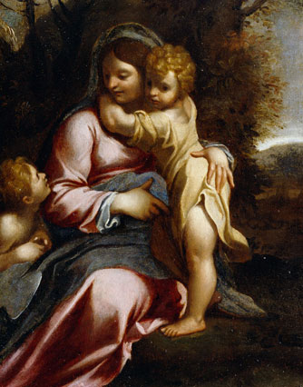 Madonna and Child with Saint John