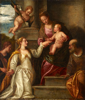 The Mystic Marriage of Saint Catherine