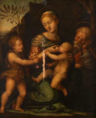 Holy Family with Saint John