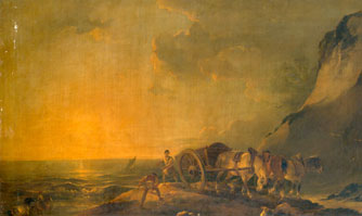 Sea Shore with Horse and Cart