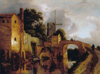 Canal with Bridge