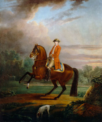 A man, called Noel Desenfans on Horseback