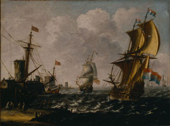 Dutch Levanters in a Rough Sea