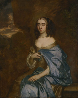 Portrait of a Lady with a Blue Drape