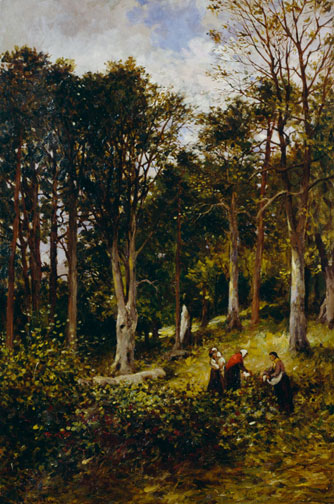 Landscape (Four Figures in a Wood)