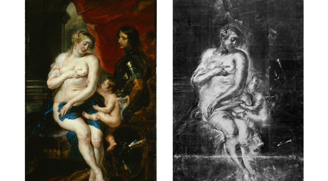 Life size X-ray reveals Rubens’ creative process in new display